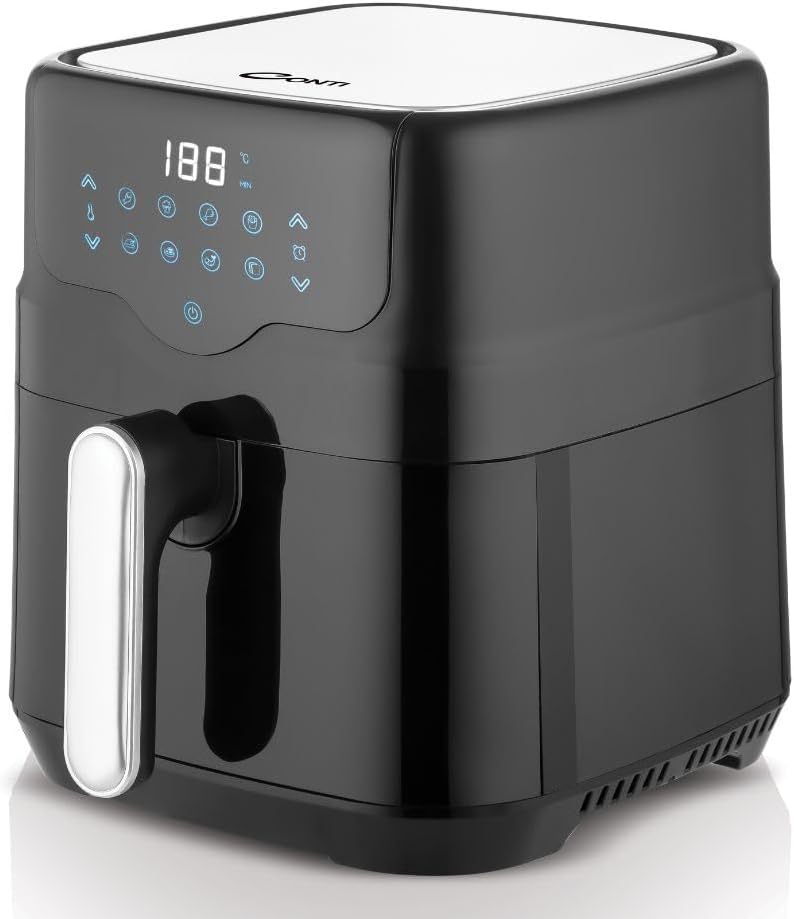 Alternative view of CDF-451 Prime Airfryer Yağsız Fritöz 4.5 L, Dijital Dokunmatik LED Ekran, 8 Otomatik Program, 80-200°C Sıcaklık Ayarı, Yapışmaz Hazne,Kolay Temizlik