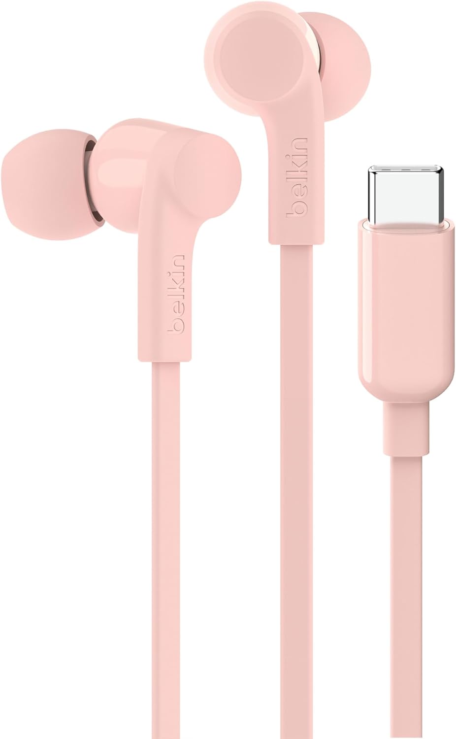 Alternative view of SoundForm Kablolu Kulaklık (Pembe) – Mikrofonlu Kulak İçi Tasarım, USB-C Konnektör, iPhone 15, iPad Mini, Galaxy ve Android Cihazlarla Uyumlu