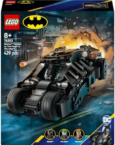 Alternative view of DC Batman: Batman Tumbler, Two-Face ve Joker’e Karşı 76303-8 Yaş ve Üzeri Çocuklar İçin Yaratıcı Oyuncak Yapım Seti, Doğum Günü Hediyesi (429 Parça)