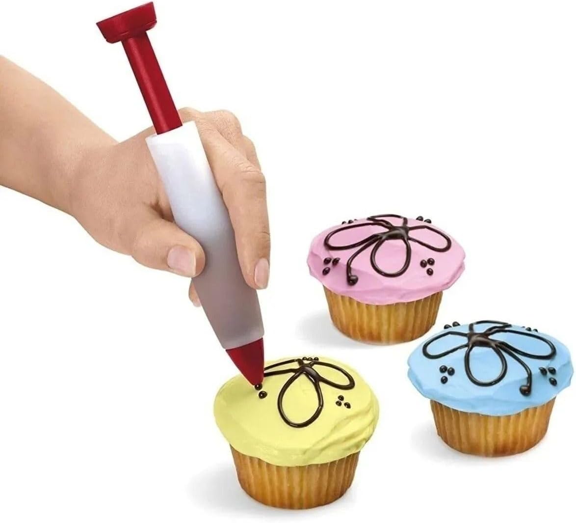 Tinky Winky Pasta Dekor Kalemi 16 Cm Pasta Süsleme Muffin Cupcake Dekor Yazı Çikolata Latte Kalem
