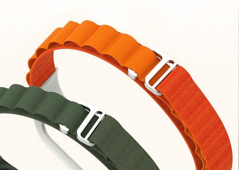Xiaomi Mi Band 3/4/ 5/6 ve Band 7 ile uyumlu Akıllı Bileklik Kaliteli Yedek Saat Kordonu Çift Katmanlı Kumaş - Görsel 3