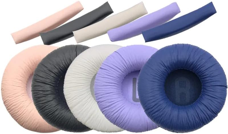 Jbl Kulaklık Pedi 450/460/500/510 BT Tune 600T250/300 Uyumlu Jbl Kulaklık Süngeri +Yastığı Takımı Mor