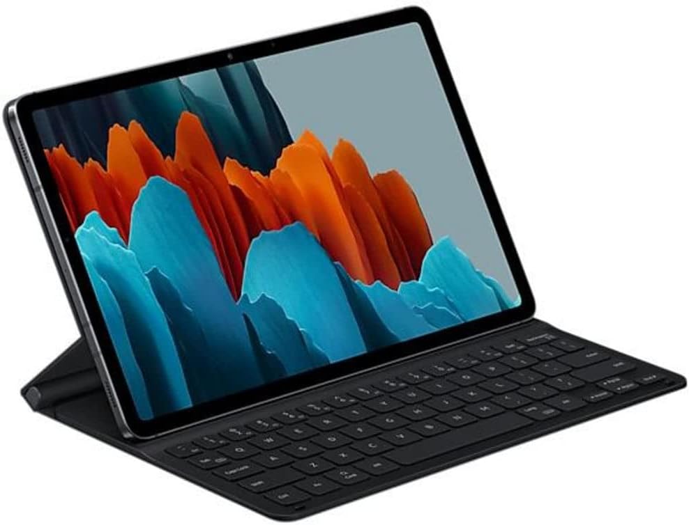 Book Cover Klavye Slim EF-DT630 Galaxy Tab S7 için, Siyah, 11 inç - Görsel 3