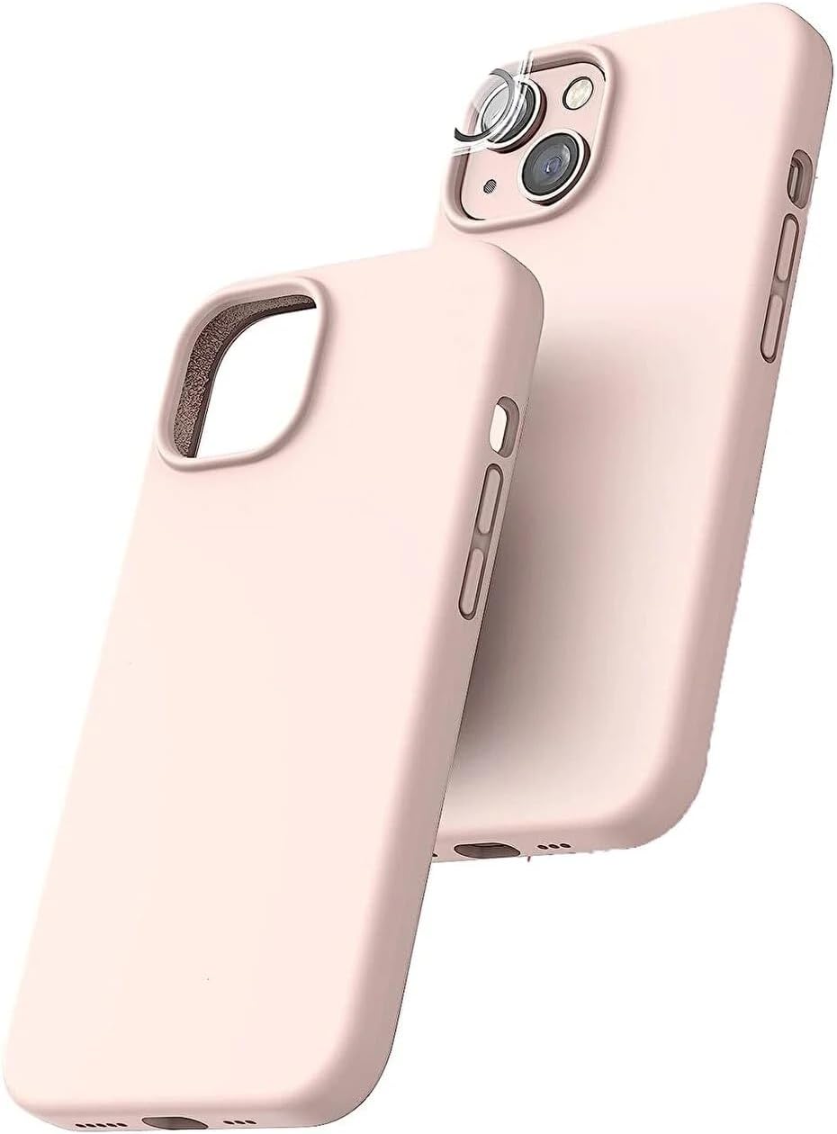 Alternative view of & AKSESUAR iPhone 14 ile Uyumlu İçi Kadife Kaplama Gerçek Silinebilir Vakum Kutulu Leke Tutmaz Lansman Kılıf Şok Emici Full Kasa Koruma Sağlayan Kılıf (Pudra Pembe)