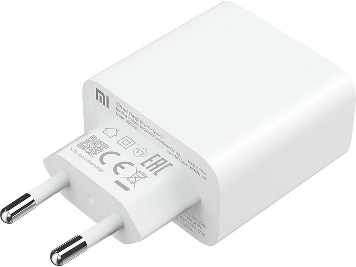 Xiaomi Mi 33W Duvar Şarjı (Type-A + Type-C) EU