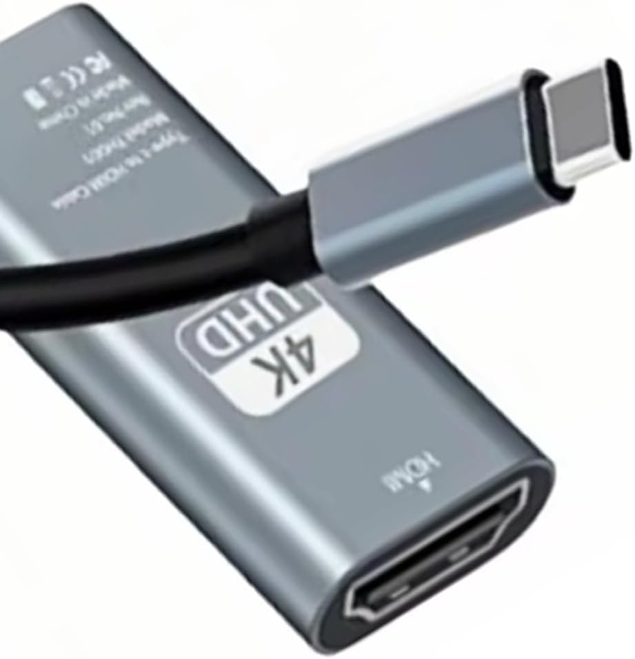 Type-C to HDMI Çevirici, USB C to HDMI Adaptör, Macbook Uyumlu - Görsel 3