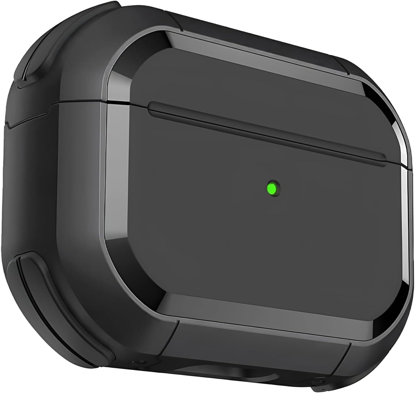 Alternative view of Airpods PRO 3 ile Uyumlu Armor Serisi Darbelere Karşı Ultra Güçlü Koruma Fiber Karbon Arka Tasarım Kılıf (Siyah, Airpods Pro 3 2025)