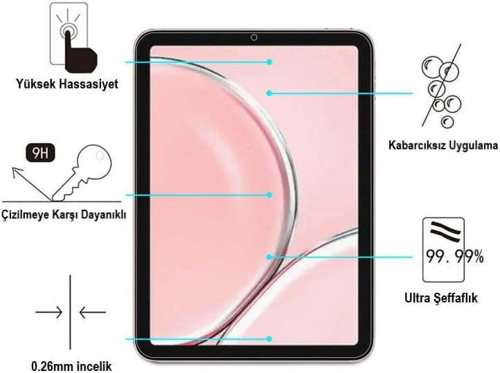 MatePad 11.5 inç Ekran Koruyucu 9H Parlak Nano - Görsel 3