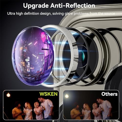 Merwish Apple iPhone 15 Pro Max ve iPhone 15 Pro için Kamera Lens Koruyucu Ultra İnce Yüksek Kaliteli Cam 3 Adet (Naturel Titanyum) - Görsel 2