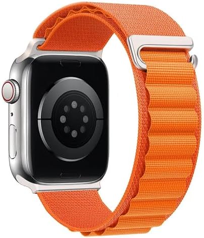 Alternative view of Apple Watch Series 6 44mm için Kordon Alps Spin Turuncu [Watch Series 6 44mm ile Uyumlu Kordon - Turuncu]
