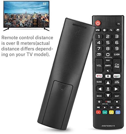 Sutinna LG televizyon için Evrensel TV Uzaktan Kumanda, ABS Yüksek Hassasiyetli Uzun Mesafe Akıllı Uzaktan Kumanda Yedek AKB75095315 - Görsel 3