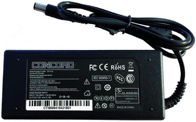 Alternative view of 19.5V 4.74A HP/Compaq ile Uyumlu Notebook Adaptörü C-1505 - Siyah