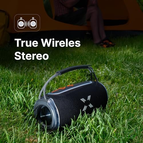 Xenon Smart Bluetooth Hoparlör RGB Taşınabilir Kablosuz TWS Stereo Boombox (Siyah) X6701