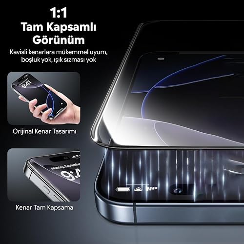 Apple Iphone 11 için Tasarlanmış Uçtan Kenara Kapsama Tam Koruma Dayanıklı Temperli Cam - Görsel 2