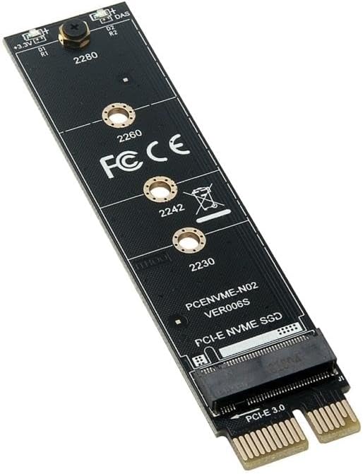 9143 M.2 Nvme Ssd Ngff To Pcie 3.0 X1 Adaptör PCIE ten PCI-E 3.0 1X destekli Yalnızca M.2 PCI-e M Key SSD'yi destekler, M.2 SATA B Key SSD'yi desteklemez. M Key Kart Çevirici Dönüştürücü