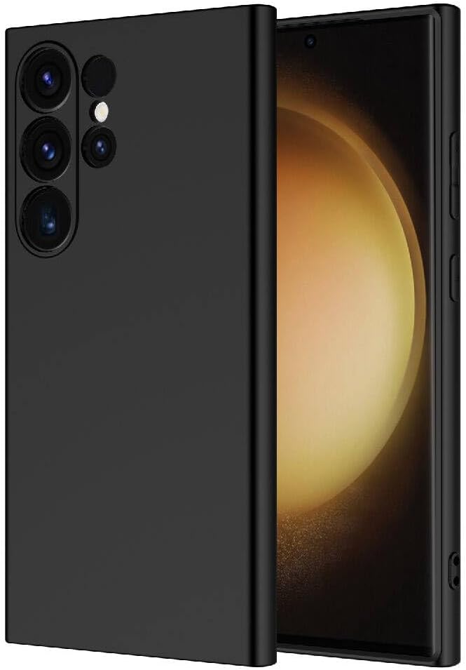 Galaxy S24 Ultra İle Uyumlu Kılıf Z-Mara Lansman Vieri Tam Koruma Arka Kapak Kamera Koruma Çıkıntılı Pürüzsüz Yüzey Siyah - Görsel 3