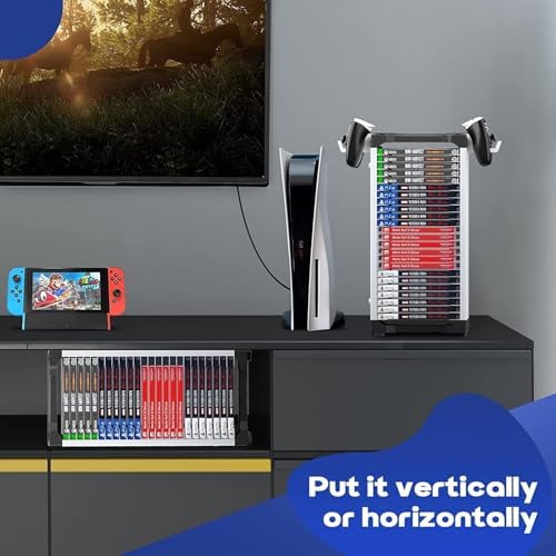 Oyun Depolama Kulesi 23 Kapasiteli Oyun Standı Rafı PS5/PS4/Xbox One/Xbox 360/Xbox Serisi X/S/Switch Oyun Kutuları TY-2847 - Görsel 3