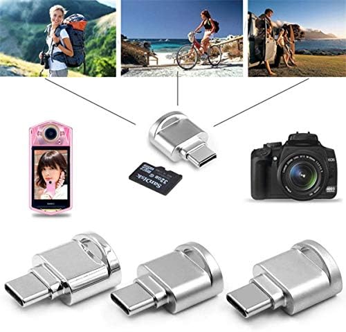 4477 USB Type-C 3.1 To Micro SD TF Hafıza Kart Okuyucu OTG Adaptörü