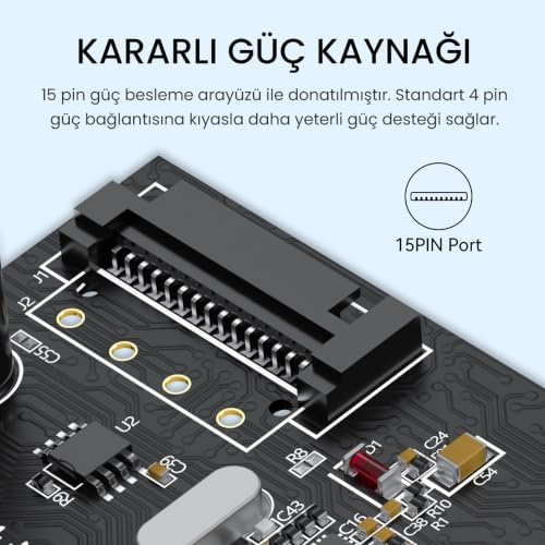 Alternative view of PCI Express to 2 Port 9 Pin RS-232 Seri Com DB9 Genişletme Kartı