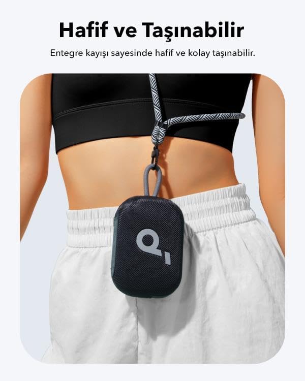 Alternative view of Soundcore by , Select 4 Go, 20 Saat Ultra oynatma süresi, 5W Güçlü Ses, IP67 Tam Koruma ve Yüzerlik, Hafiflik ve kayış tasarım, Her yere taşıması kolay, Kablosuz Stereo Eşleştirme (TWS), Siyah