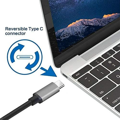 HC-01 Type-C to 4K Ultra Full HD HDMI USB-C Tak Çalıştır Görüntü Aktarım Kablosu-1.8m - Görsel 3