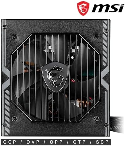 MSI MAG A550BNL 550W 80 Plus Bronze 120mm Fan Power Supply