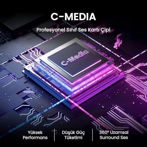 Aula G7 PRO Tri Mode Kablosuz RGB Gaming Mikrofonlu Oyuncu Kulaklığı 7.1 Surround Ses 40mm Driver Düşük Gecikme E-Spor Kulaklık Beyaz - Görsel 3