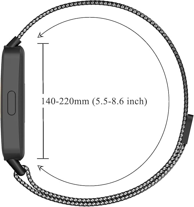 Alternative view of Band 10-9-8 ile Uyumlu Milano Loop Kordon Manyetik Tasarımlı Paslanma Yapmayan  Band 10 Kayışı Aşınmaya Dayanıklı Bileğe Göre Ayarlanabilen  Band 10 Metal Kordon