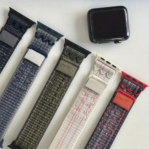 Alternative view of Apple Watch Uyumlu Nylon Loop Kumaş Kordon - 49mm/46mm/45mm/44mm/42mm/41mm/40mm/38mm Uyumlu - Apple Watch SE & Ultra 3/2/1 & Series 11-1