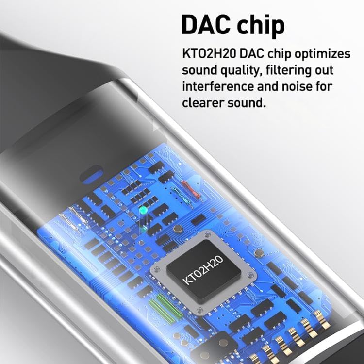 Alternative view of Lightning Type-C USB Girişli 3.5mm Hi-Fi Ses Dönüştürücü Adaptör | DAC Çipli Harici Ses Kartı | Kulaklık Mikrofon Destekli | Canlı Yayın Vlog PC Telefon | ZR1206