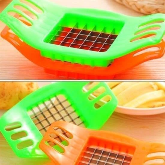 Kare Dizayn Pratik Kolay Patates Dilimeme Aleti Aparatı Bıçağı - Görsel 3