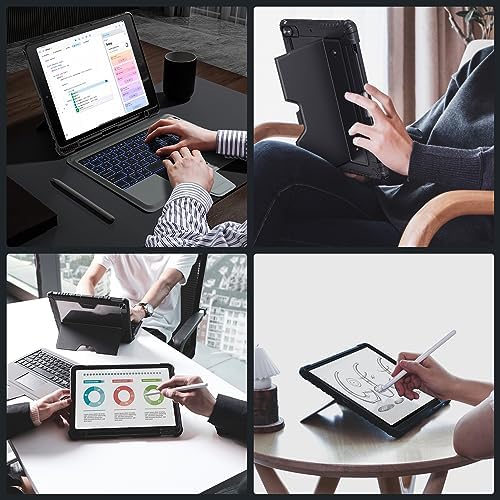 Nillkin iPad 11. Nesil (A16)/10. Nesil Klavyeli Kılıf 10.9 inç, Kalem Tutucu, 7 Renkli Arkadan Aydınlatmalı, Sihirli İzleme Dörtgeni, Ayarlanabilir Stand, iPad 11./10. Nesil (2025/2022) için - Görsel 3