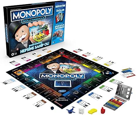 Alternative view of Hasbro Gaming Monopoly Ödüllü Bankacılık Kutu Oyunu, 8+ yaş, 2-4 oyuncu