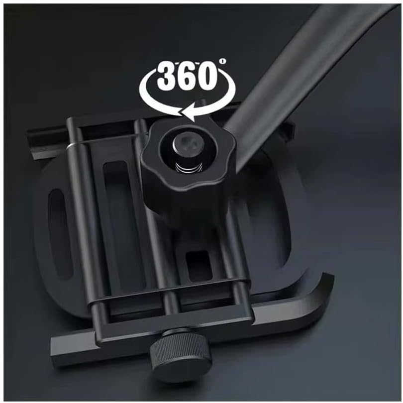 Ga57 Motor Motosiklet Telefon Ayna Tutucu Tamamı Alüminyum Metal Kasa - Görsel 3