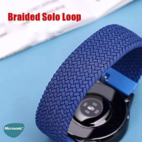 Amazfit GTR 2 Sport 47mm Kordon, (Medium Size, 155mm) Braided Solo Loop Band (Amazfit GTR 2 Sport ile Uyumlu Kordon, Akıllı Saat Kayışı) - Görsel 3
