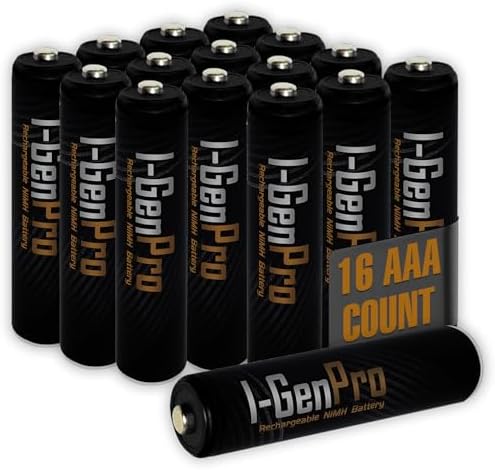 I-Gen Pro P134 16 Adet AAA 1100 mAh Şarj Edilebilir İnce Kalem Pil 1.2V Ni-MH Şarjlı Pil - Görsel 3