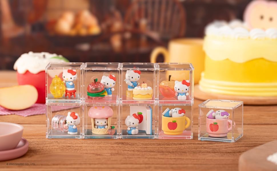 Alternative view of Hello Kitty, 1 Figür 4,5 cm ve Aksesuar Bir Şeffaf Kutuda, Big Apple Workshop Serisi, Rastgele Model, 3 Yaşından Büyük Çocuklar için, HKT39