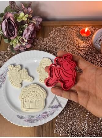Almalı Yılbaşı & Yeniyıl Kurabiye Kalıbı Set-3 (3'Lü)
