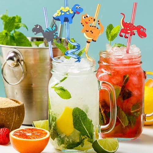 4 Adet Kıvrımlı Plastik Pipet, Çocuklar için Eğlenceli Figürlü Tasarım, Renkli ve Dayanıklı İçecek Aksesuarları (4) - Görsel 3
