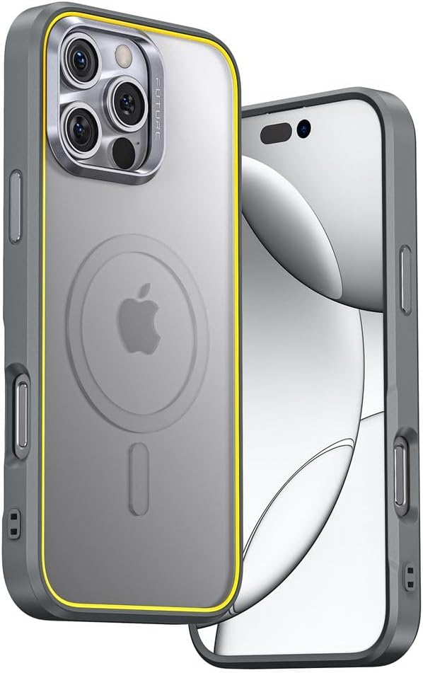 Alternative view of Aohi The Future iPhone 16 Pro Max Kılıfı, MagSafe Uyumlu, Natural Titanium, SGS Sertifikalı 5M Düşme Koruması, Ultra Hafif