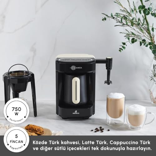 Hatır Barista Türk Kahve Makinesi Krem
