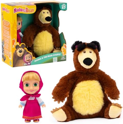 Giochi Preziosi Masha&Bear Masha&Koca Ayi 23Cm Bebeké - Görsel 3