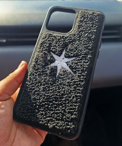 Nakışlı iPhone Kılıfı – Estetik İşlemeli Tasarım, Darbe Emici, Yumuşak Kenar Koruma, Şık ve Dayanıklı Kılıf (yıldız, IPhone 15 Pro) - Görsel 3