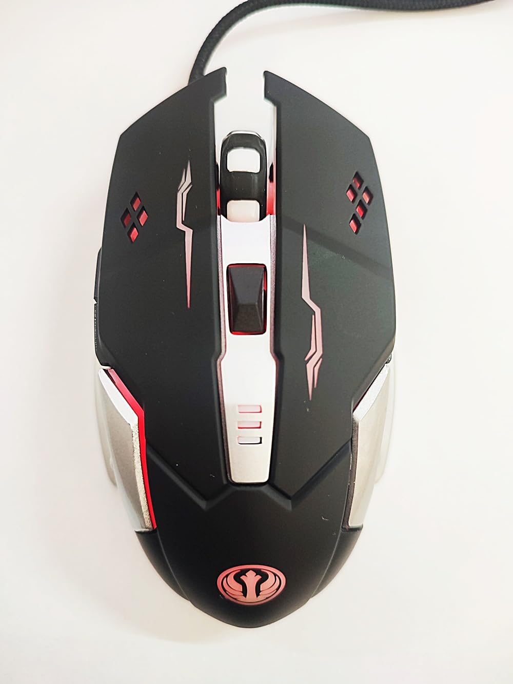 GMX7 RGB Gaming Mouse, 7 Tuşlu, Kablolu USB, Gökkuşağı LED Aydınlatmalı, Optik Oyuncu Mouse, Stalker Warrior Gri
