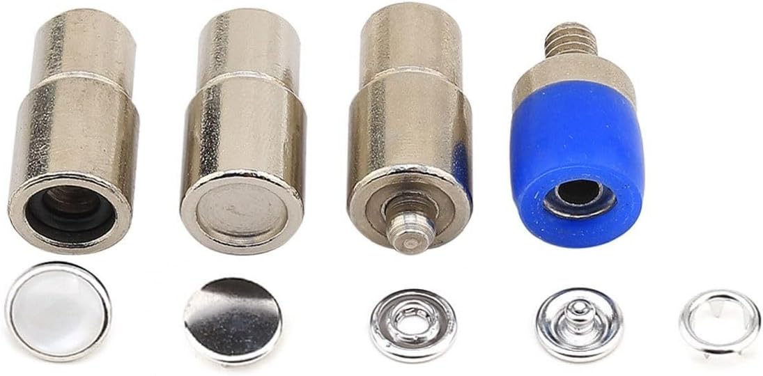 9,5 mm Klikıt Kalıp Seti, Delikli, Kapaklı ve Sedefli - Görsel 3