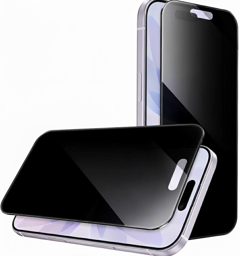 360 Derece Tam Hayalet Hiç Bir Yerden Görünmeyen Premium Üst Kalite iPhone 17 Uyumlu Hayalet Cam – Privacy Temperli Cam Ekran Koruyucu, Çizilmez, Darbe Dayanıklı,%100 Gizlilik Koruması - Görsel 3