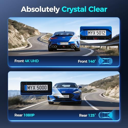Ddpai N5 Dual 2. Nesil, 4K, Wi-Fi, Gps Araç Içi Kamera