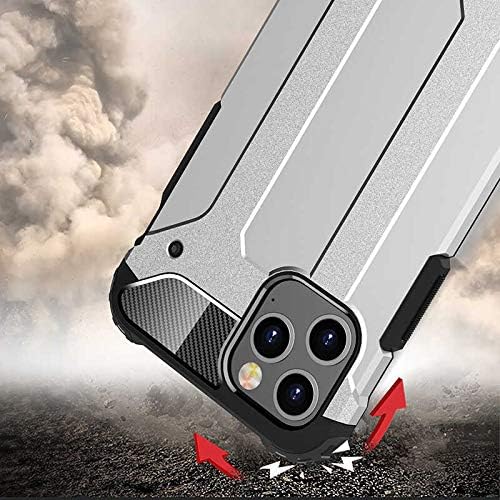 Alternative view of Apple iPhone 12 Pro ile Uyumlu Kılıf Çİft Katman Koruyucu Crash Military Tank Kılıf - Kırmızı