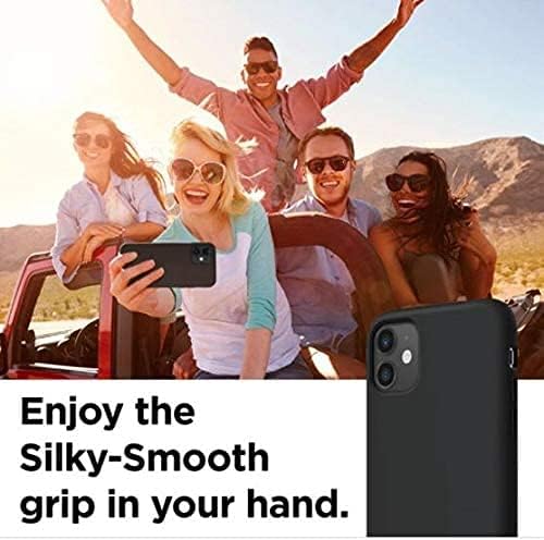 Alternative view of & AKSESUAR Apple iPhone 12/12 Pro ile Uyumlu İçi Kadife Yapıya Sahip Dışı Mat Lansman Silikon Kılıf Şok Emici Full Kasa Koruma Sağlayan Kılıf (Siyah)