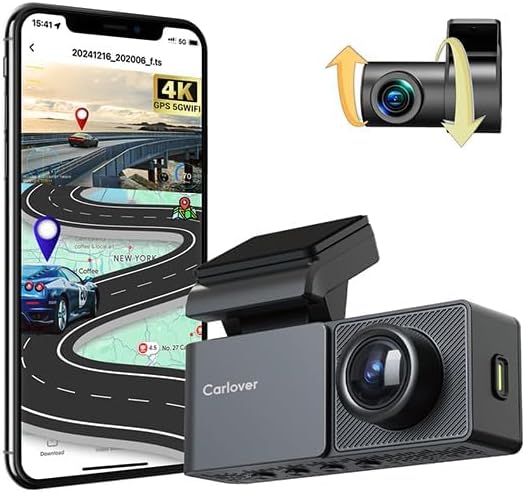 Alternative view of Carlover A3 4K Wifi Dahili Gps Araç Kamerası (Ön + Arka Kamera)